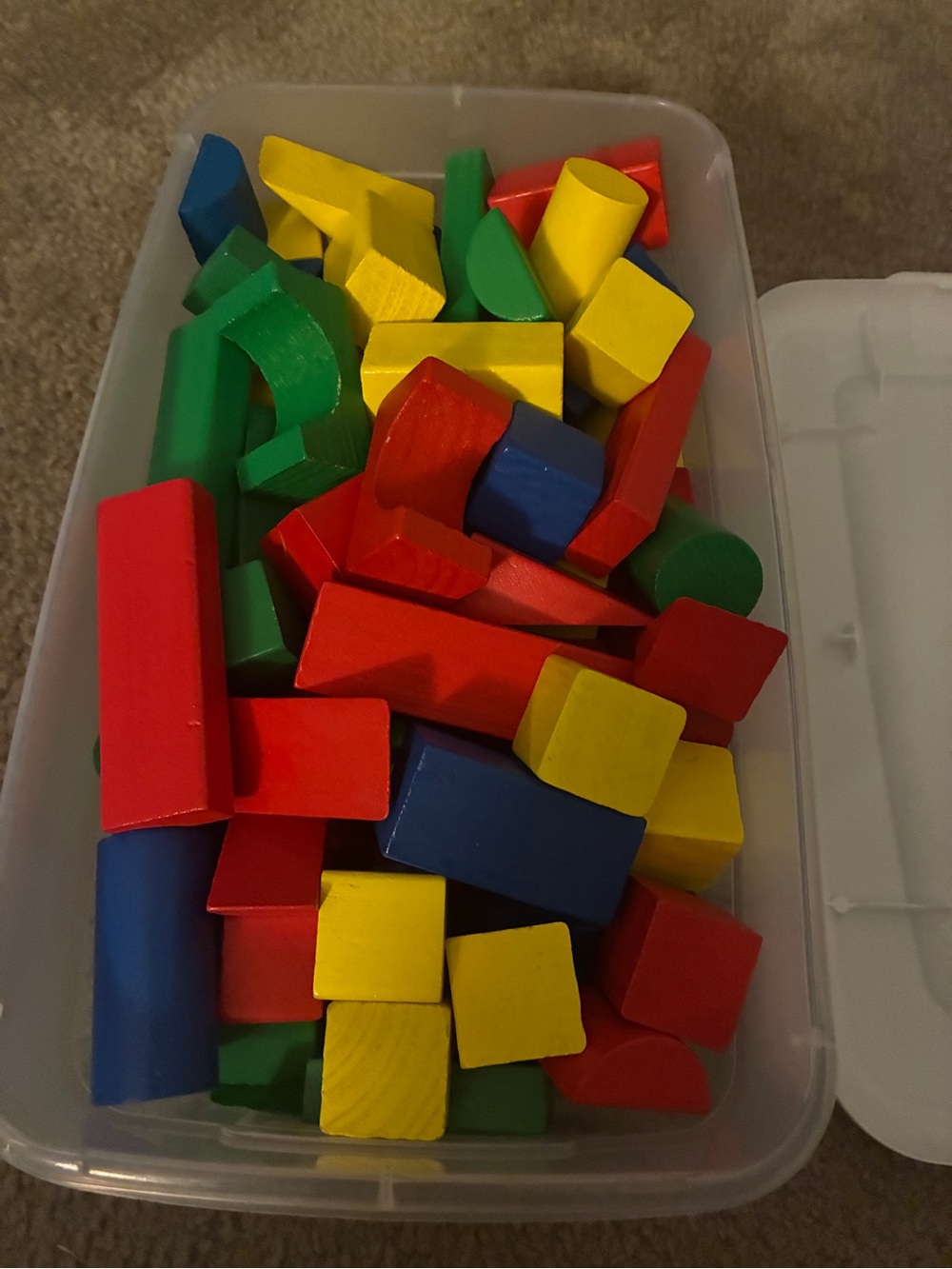 Wooden Building Block Set - Multicolor